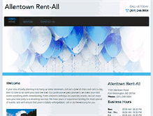 Tablet Screenshot of allentownrentall.com